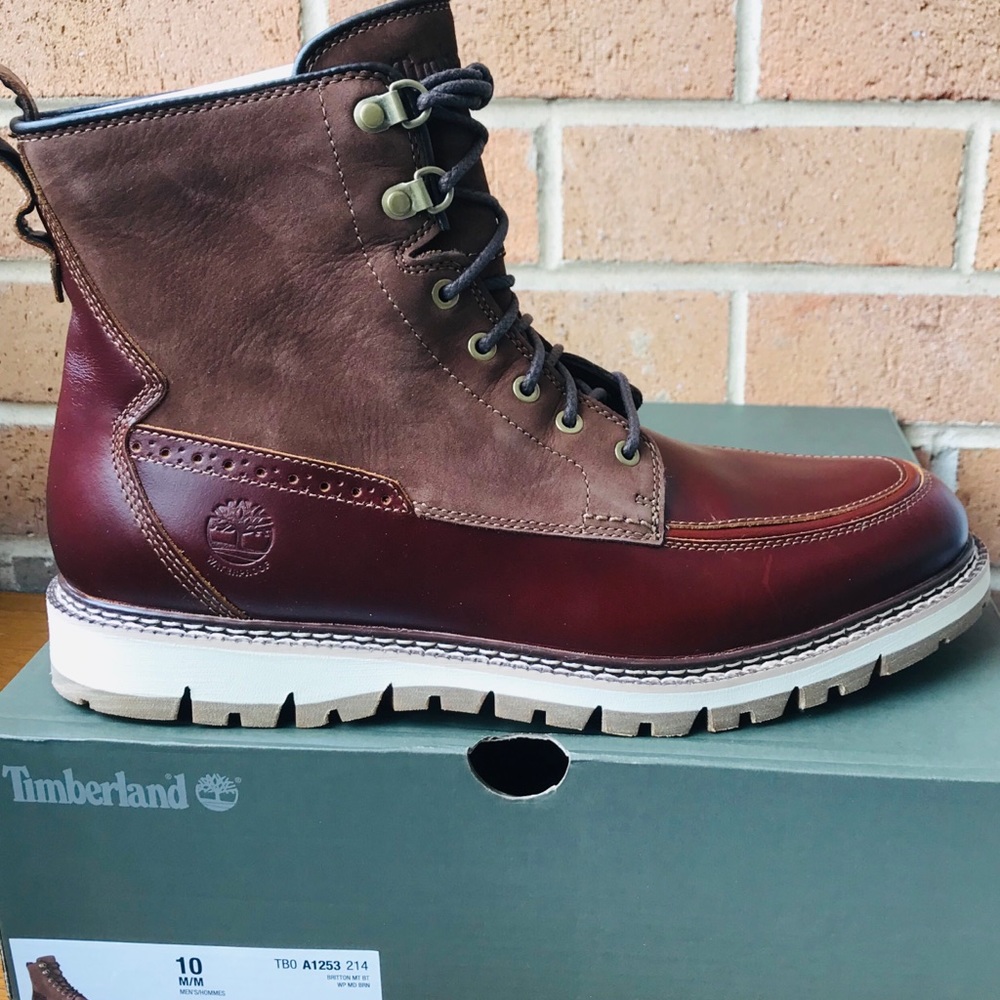 TIMBERLAND BRITTON HILL MOC TOE NUBUCK MEN’S BOOT - Picture 7 of 8